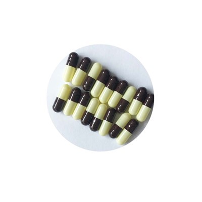 2# Kapsula xhelatine e bardhë e zezë